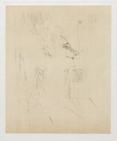 Yvette Guilbert mámorban alkotó: Henri de Toulouse-Lautrec