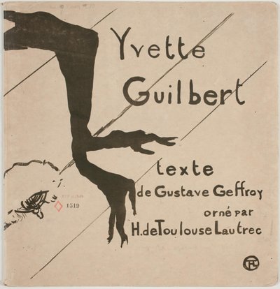 Albumcover: Yvette Guilbert von Henri de Toulouse-Lautrec