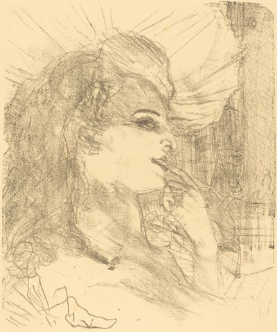Anna Held, 1896. alkotó: Henri de Toulouse Lautrec