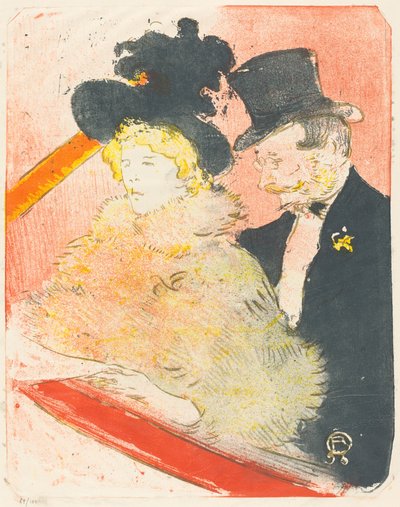 A koncerten (Au koncert) alkotó: Henri de Toulouse Lautrec