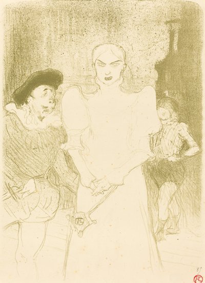 In der Oper: Mme. Caron in Faust, 1894 von Henri de Toulouse Lautrec