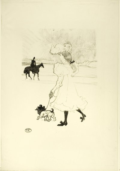 Az erdőben alkotó: Henri de Toulouse Lautrec