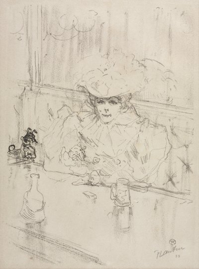 cockchafernél alkotó: Henri de Toulouse-Lautrec