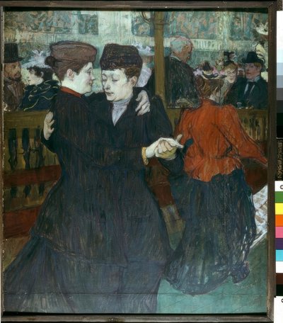 A Moulin-Rouge-ban. A két táncos alkotó: Henri de Toulouse Lautrec