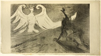 A Sínai lábánál, Elutasított borító alkotó: Henri de Toulouse-Lautrec