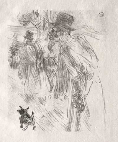 A Sínai lábánál: A lengyel zsidók, Carlsbad alkotó: Henri de Toulouse Lautrec