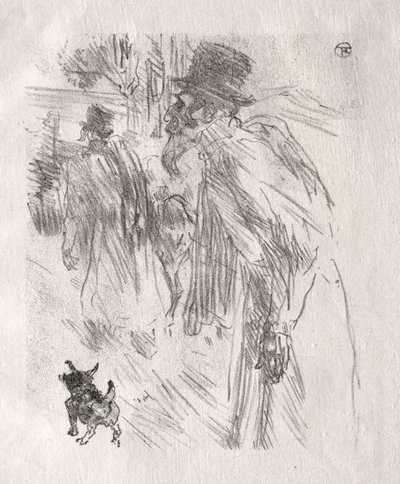 A Sínai lábánál: A lengyel zsidók, Carlsbad, 1898. alkotó: Henri de Toulouse Lautrec