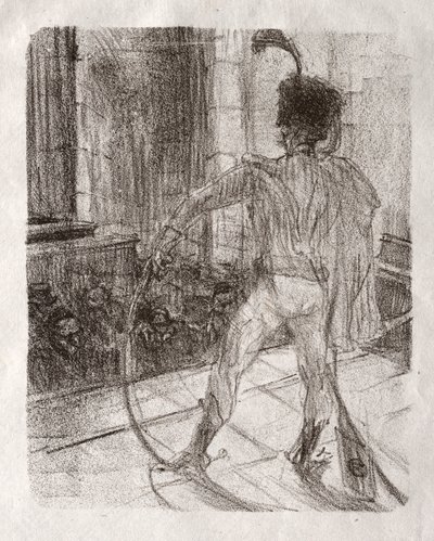 A Sínai lábánál: Schlomé Fuss a zsinagógánál alkotó: Henri de Toulouse-Lautrec