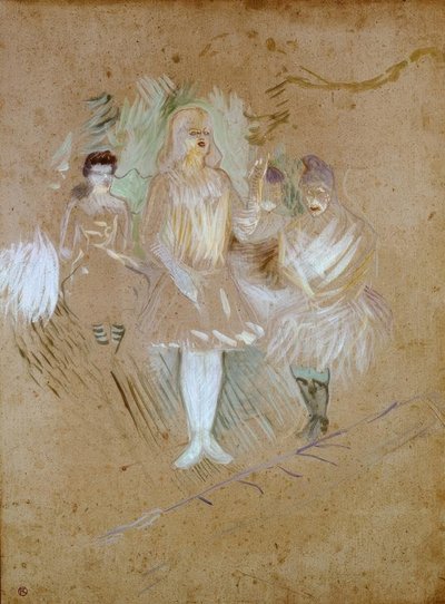A Folies-Bergère-ben: Figurantes alkotó: Henri de Toulouse Lautrec