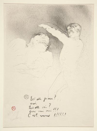 A fajtáknál: Miss Lender és Brasseur alkotó: Henri de Toulouse-Lautrec
