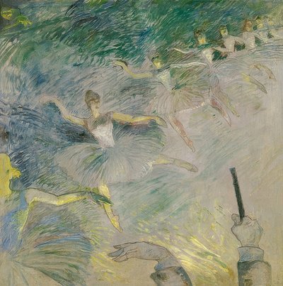 Balett-táncosok. 1885/86 alkotó: Henri de Toulouse Lautrec