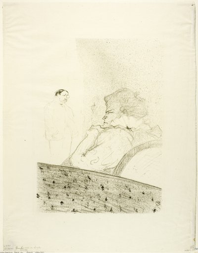 Brandès a dobozában alkotó: Henri de Toulouse Lautrec