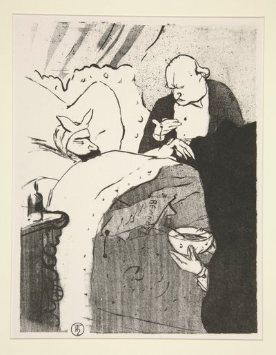 Carnot malade! (Carnot beteg!) alkotó: Henri de Toulouse-Lautrec