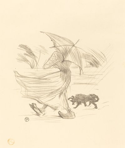 Mit mond az eső, 1895. alkotó: Henri de Toulouse Lautrec