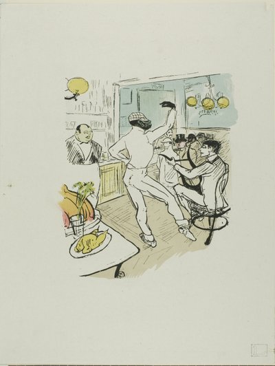Csokoládé tánc alkotó: Henri de Toulouse Lautrec