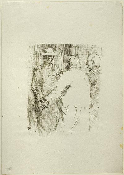 Clemenceau Buskban, Au Pied du Sinaïból alkotó: Henri de Toulouse Lautrec