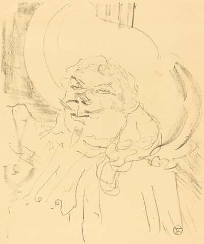 Idősebb Coquelin Coquelin aine, 1896. alkotó: Henri de Toulouse Lautrec