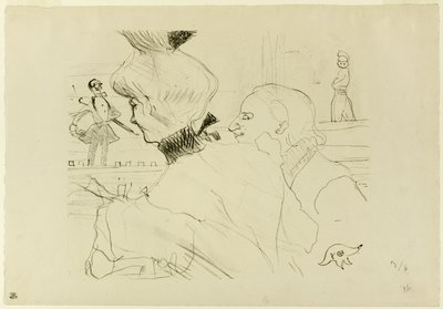 Paar in einem Café-Konzert von Henri de Toulouse-Lautrec