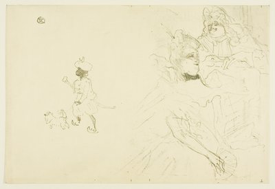 A Ninon de Lenclos szerelmes példájának borítója alkotó: Henri de Toulouse-Lautrec