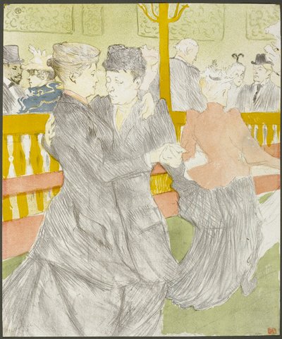 Tánc a Moulin Rouge-ban alkotó: Henri de Toulouse Lautrec