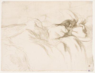 Elles: Nő alszik alkotó: Henri de Toulouse-Lautrec