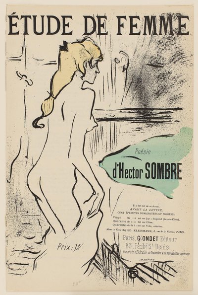 Nőtanulmány alkotó: Henri de Toulouse Lautrec