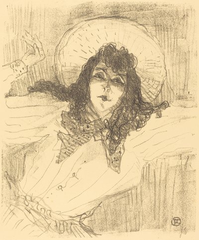 Eva Lavalliere, 1896. alkotó: Henri de Toulouse Lautrec