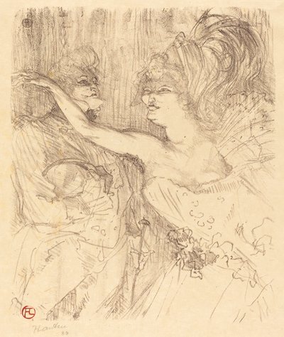 Guy és Mealy sétál Párizsban Guy és Mealy sétál Párizsban, 1898. alkotó: Henri de Toulouse Lautrec