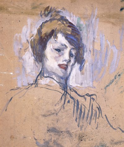Egy nő feje, 1896 alkotó: Henri de Toulouse Lautrec