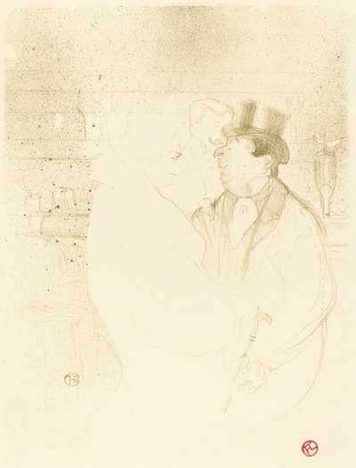Ida Heath a bárban (Ida Heath au bar) alkotó: Henri de Toulouse Lautrec