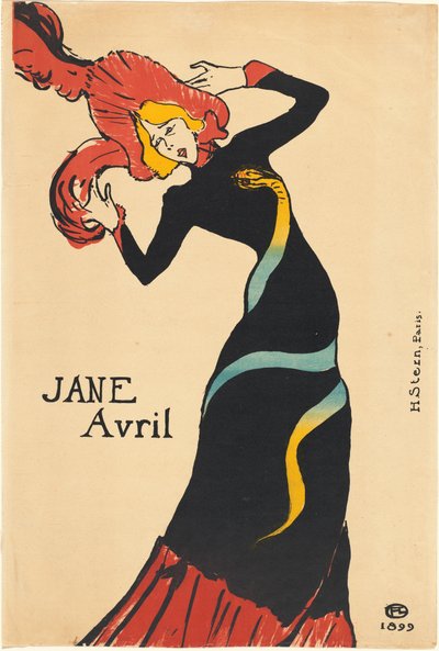 Jane Avril alkotó: Henri de Toulouse Lautrec