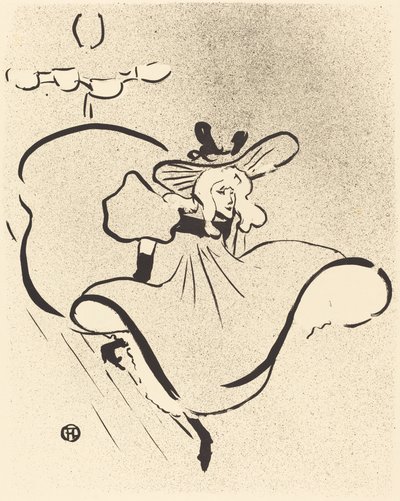 Jane Avril alkotó: Henri de Toulouse Lautrec