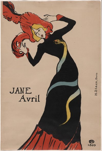 Jane Avril alkotó: Henri de Toulouse Lautrec