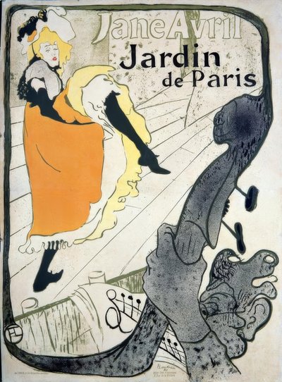 Jane Avril alkotó: Henri de Toulouse Lautrec