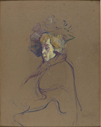 Jane Avril, 1892. alkotó: Henri de Toulouse Lautrec