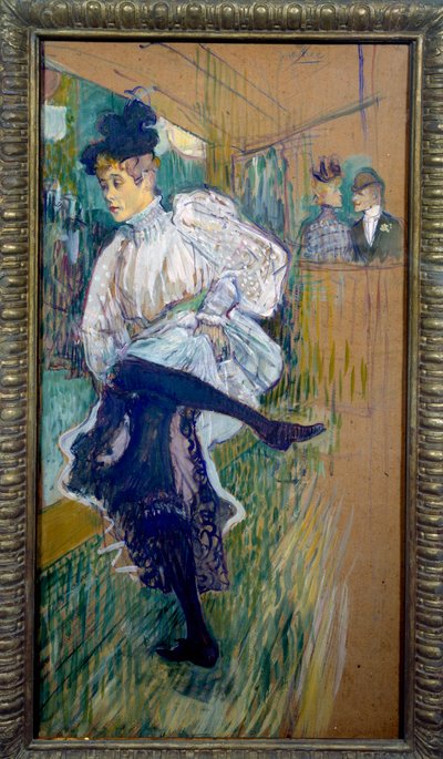 Jane Avril táncol Jane Avril (1868-1943) a Moulin Rouge táncosa volt. Henri de Toulouse Lautrec (1864-1901) festménye 1891 V. 0,85x0,45 m Párizs, Muse d