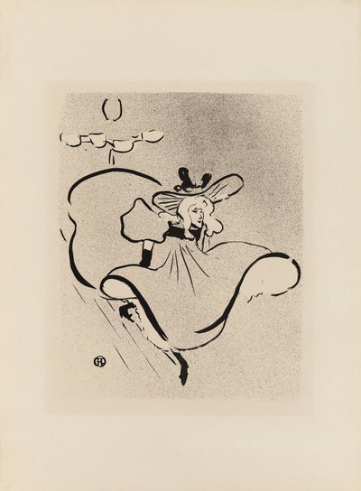 Jane Avril, aus Le Café-Concert von Henri de Toulouse-Lautrec