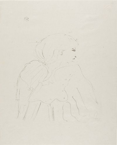 Jane Hading, a Treize Lithographies-től alkotó: Henri de Toulouse-Lautrec