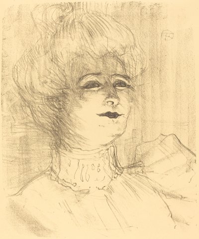 Jeanne Hading, 1896. alkotó: Henri de Toulouse Lautrec