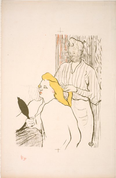 A frizura. Ingyenes színházi program alkotó: Henri de Toulouse Lautrec