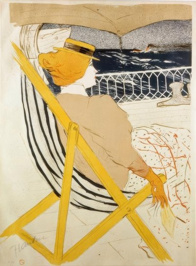 La Passagere du 54 ou Promenade en Yacht alkotó: Henri de Toulouse Lautrec