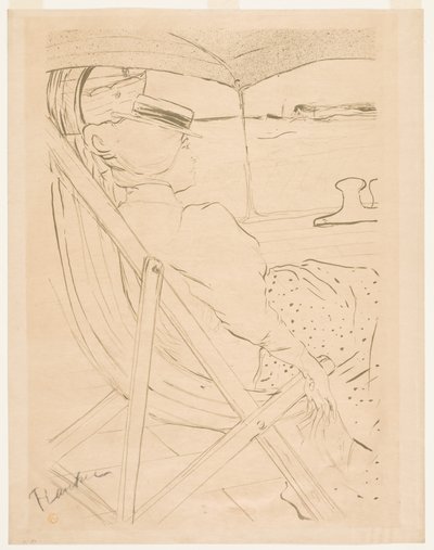 Die Passagierin von 54 von Henri de Toulouse-Lautrec