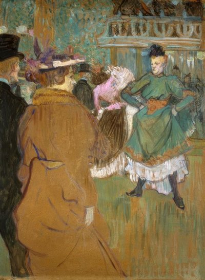 La Quadrille a Moulin-Rouge-ban alkotó: Henri de Toulouse Lautrec