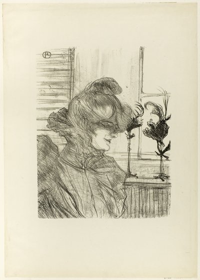 Le Margoin (Mademoiselle Louise Blouet) alkotó: Henri de Toulouse Lautrec