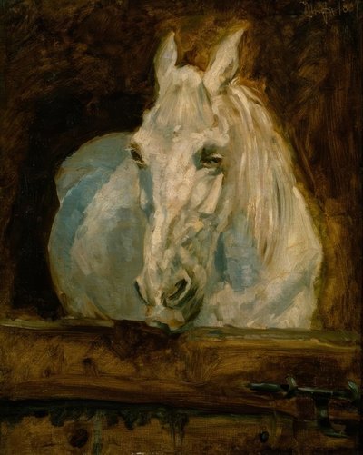 Das weiße Pferd Gazelle von Henri de Toulouse Lautrec