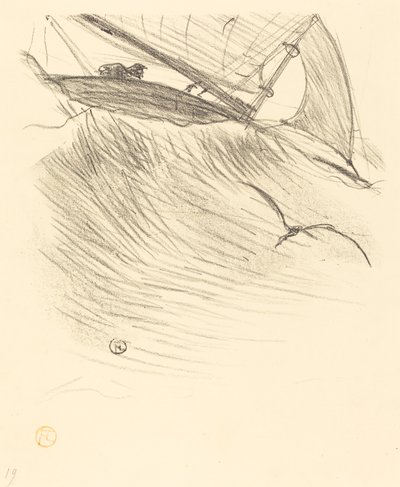 A tengeri fecskék, 1895. alkotó: Henri de Toulouse Lautrec