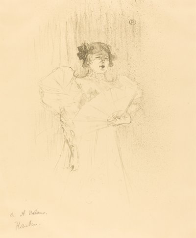Luce Myres teljes arc Luce Myrès, teljes arc, 1895. alkotó: Henri de Toulouse Lautrec