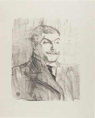 Lucien Guitry, a Treize Lithographiestól alkotó: Henri de Toulouse-Lautrec