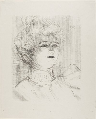 Marie-Louise Marsy, aus Treize Lithographies von Henri de Toulouse-Lautrec
