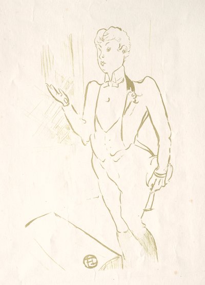 Mary Hamilton, 1893. alkotó: Henri de Toulouse Lautrec
